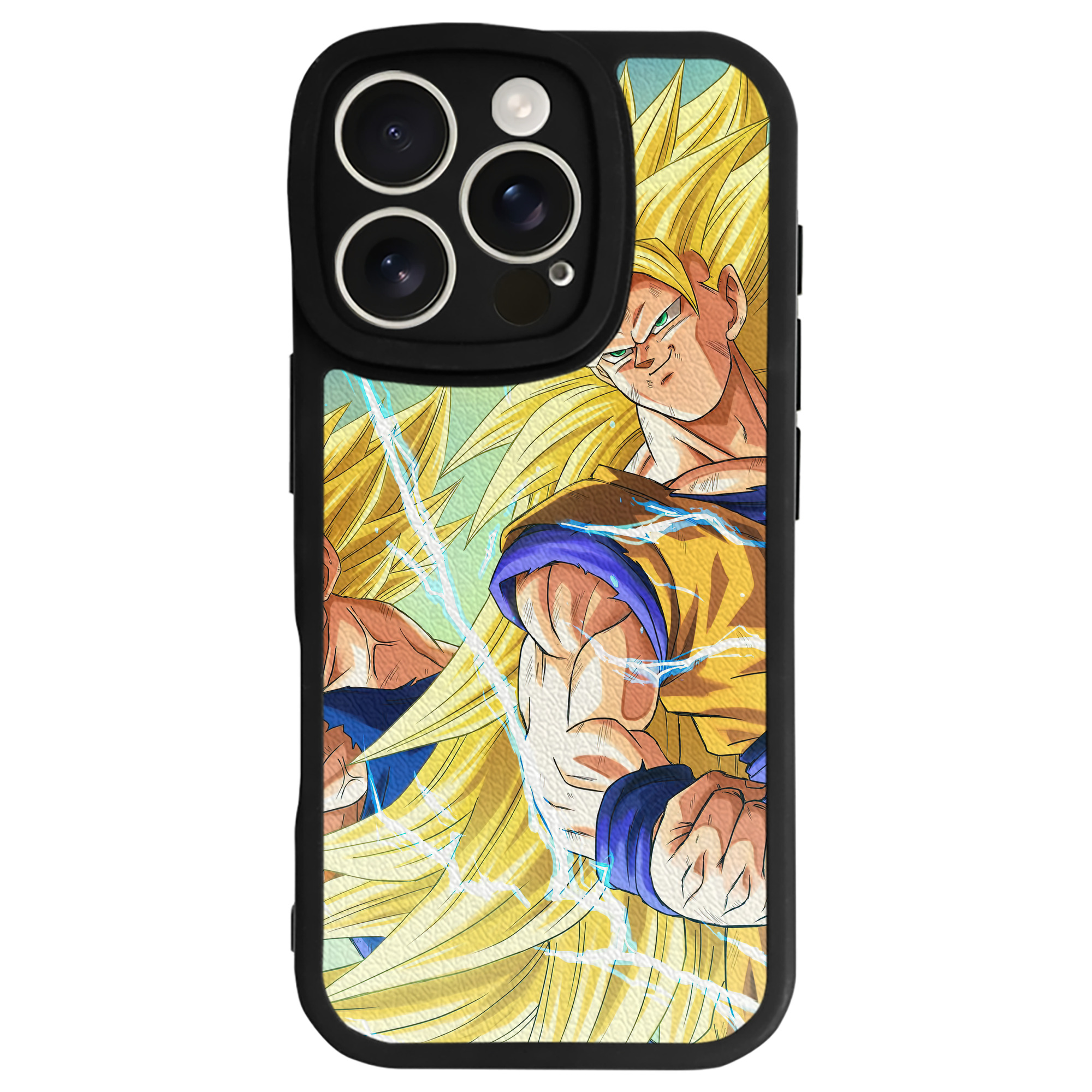 （画像用） ドラゴンボール DRAGON BALL 【iPhone 16シリーズ対応】シリコンスマホケース（レザー調） 材質：シリコン